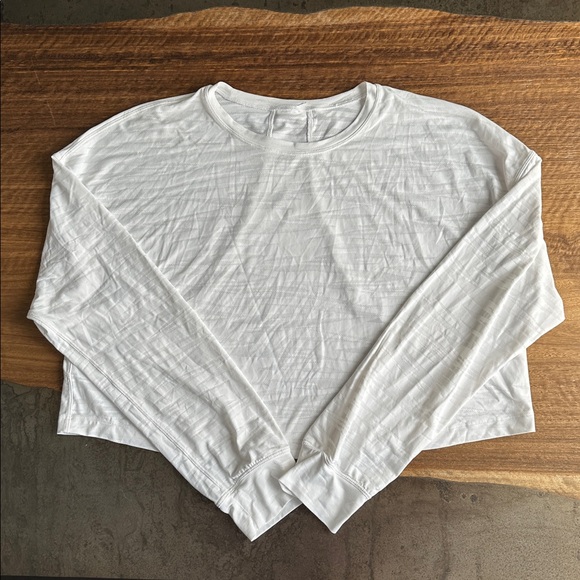 Lululemon Muscle Love Long Sleeve Shirt Tiger Mesh Rare - Picture 4 of 7